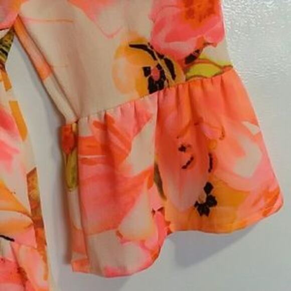 Pink Paparatzi Couture ruffle hem hi-lo sz S - Picture 7 of 7